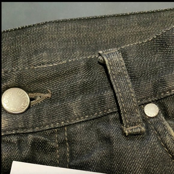 Louis Vuitton Flared Fleur LV Logo Jeans - Picture 4 of 8